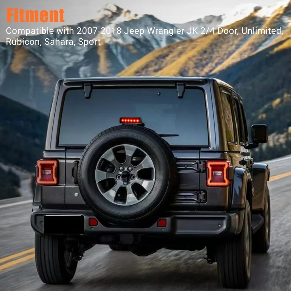 Smoked Lens LED Brake Light High Mount Stop Lamp 4