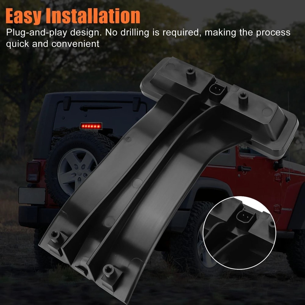 Smoked Lens LED Brake Light High Mount Stop Lamp 5