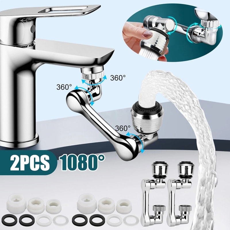 Extender With Rotation Water Saving Nozzle 7