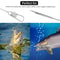 Stainless Steel Fishing Leader Wire Fish Lure Trace Durable NylonCoated With Snap Hooks 4