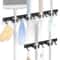 Wall Mount Broom Hanger Mop Holder Kitchen Garden Laundry And Garage Organizer Rack 0