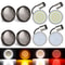 LED Bullet Turn Signal Lights With Smoke Lens For Harley Front Rear Fit 7