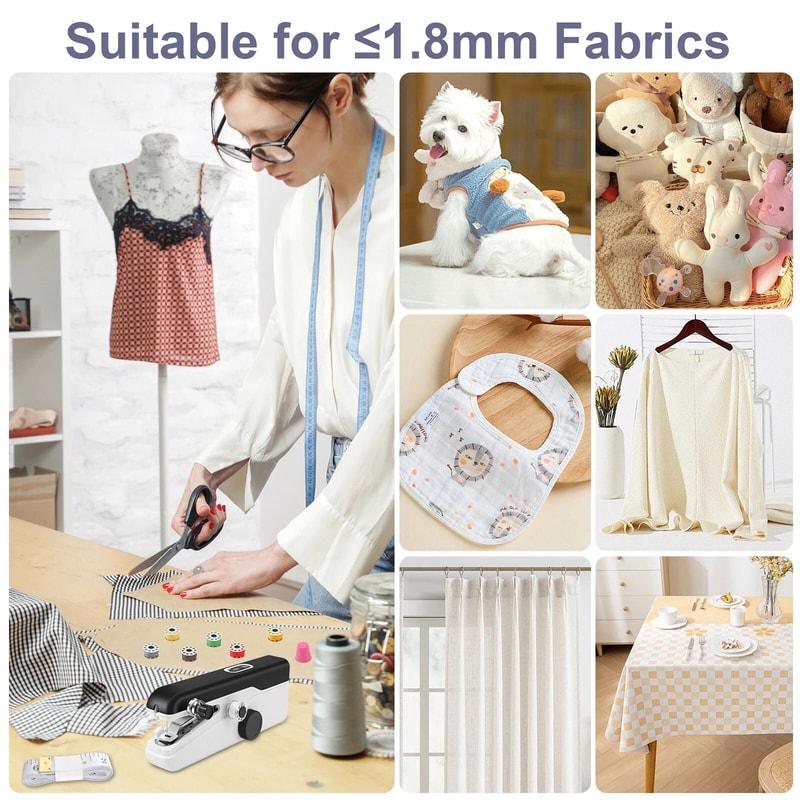 Portable Mini Sewing Machine For DIY Travel And Household Use Electric Stitch Handheld Sewing Mach 1