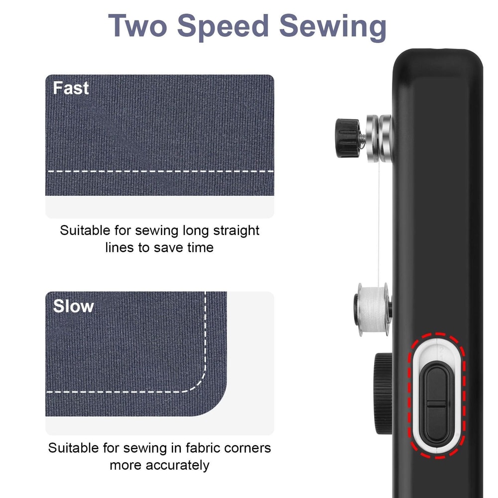 Portable Mini Sewing Machine For DIY Travel And Household Use Electric Stitch Handheld Sewing Mach 4