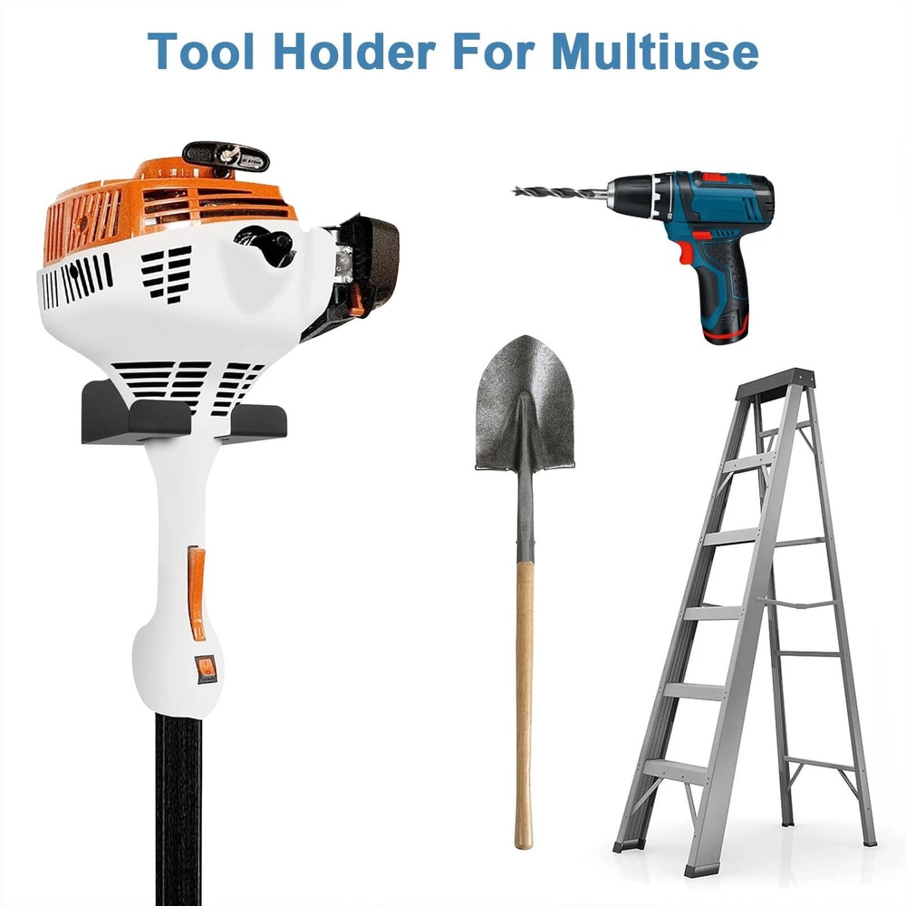 Garage Tool Organizer Rack WallMount Trimmer Holder For Garden Tools 4
