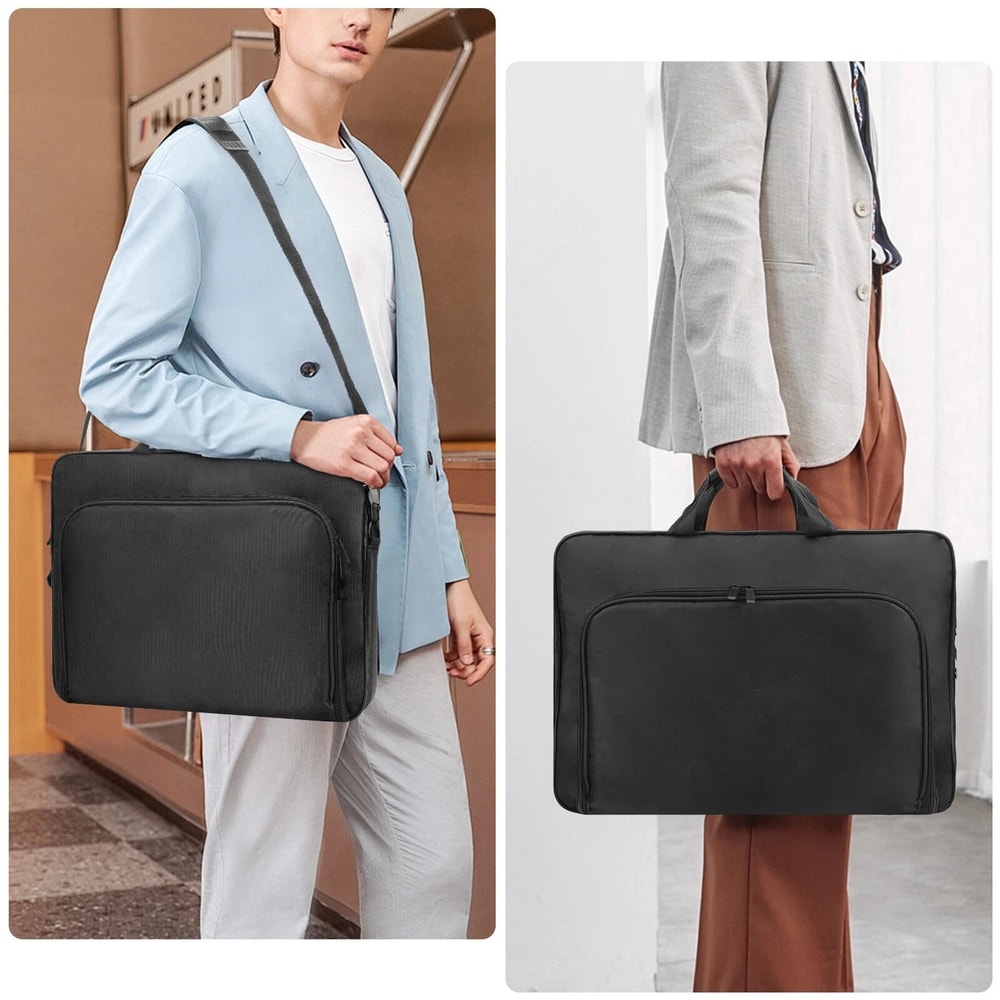 WaterResistant Laptop Sleeve With Shoulder Strap Protective Computer Case 1