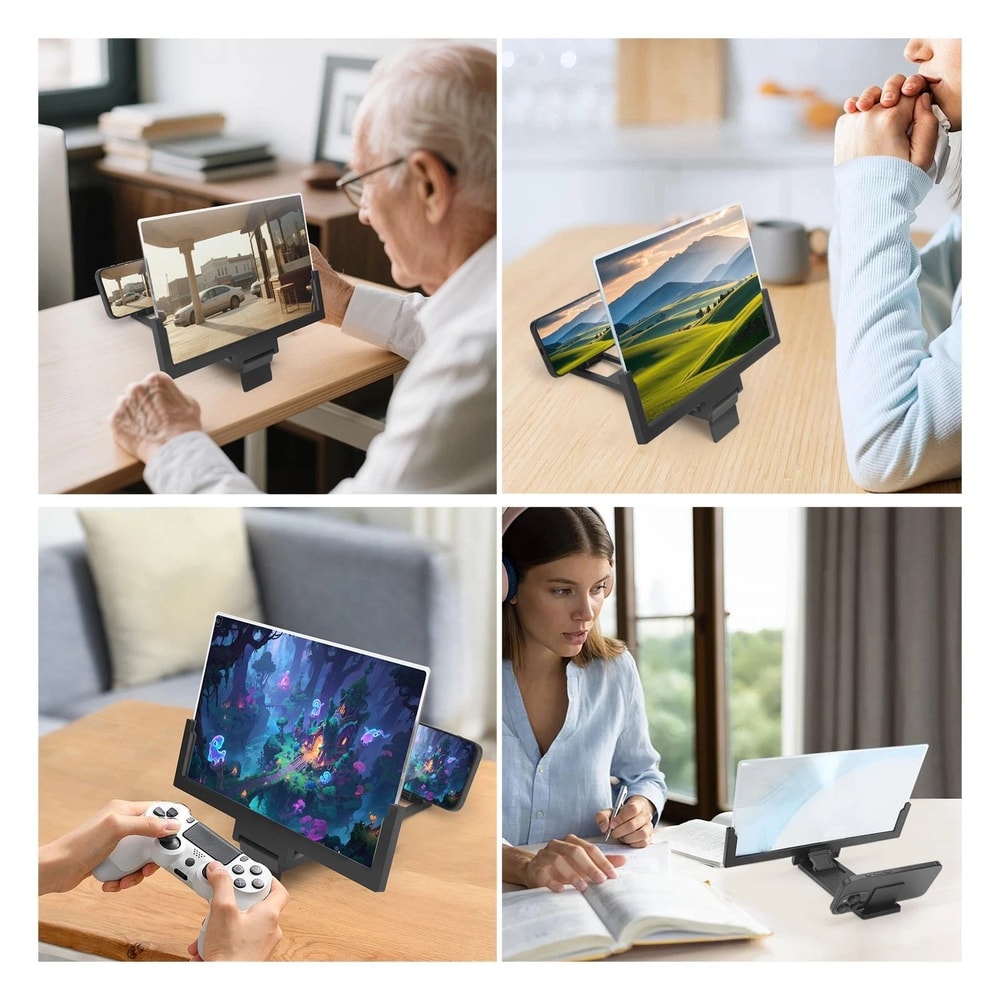 Phone Screen Video Amplifier Foldable Stand For All Smartphones 1
