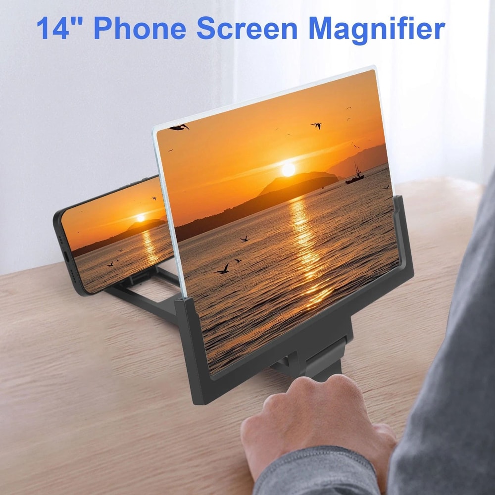 Phone Screen Video Amplifier Foldable Stand For All Smartphones 3