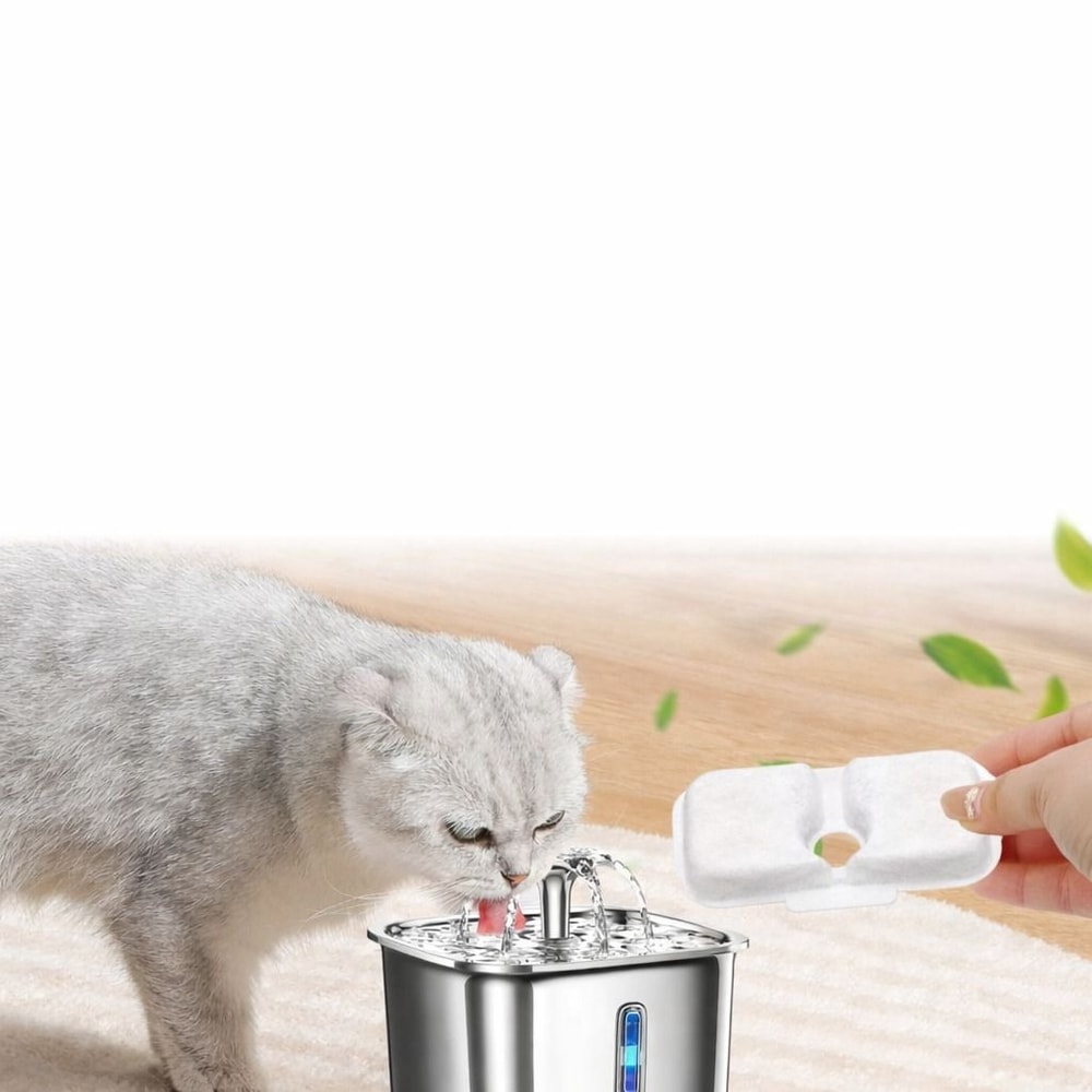 Cat Water Fountain Filters For Pet Fountains Triple Filtration HighEfficiency Replacement Filter 0