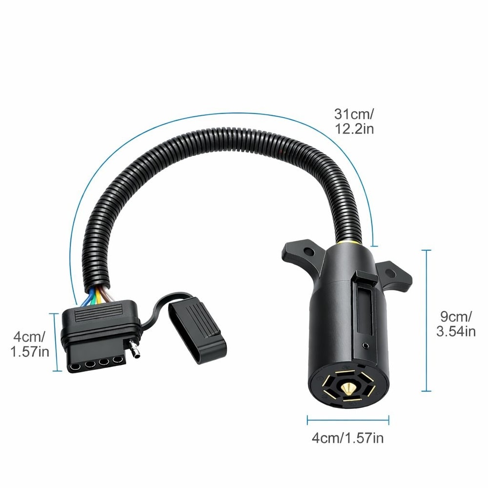 Trailer Adapter Wiring Plug For RV Truck And Trailer Light Conversion 5