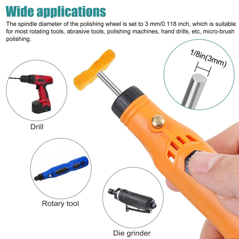 Polishing Wheel Buffing Grinding Kit For Rotary Tool 4