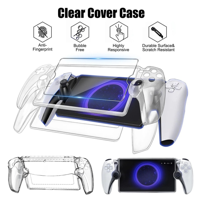PlayStation Portal Carrying Case Shockproof Hardshell Cover Screen Protector 1