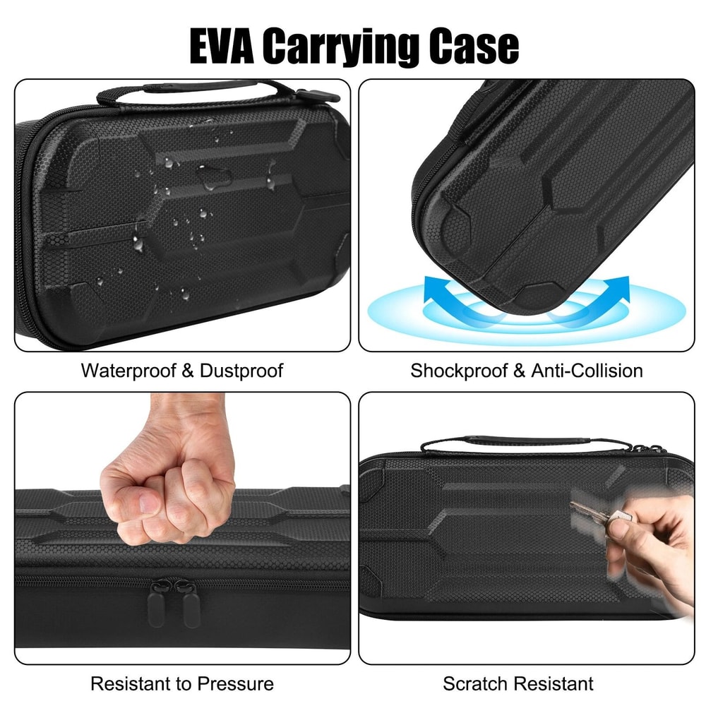 PlayStation Portal Carrying Case Shockproof Hardshell Cover Screen Protector 3
