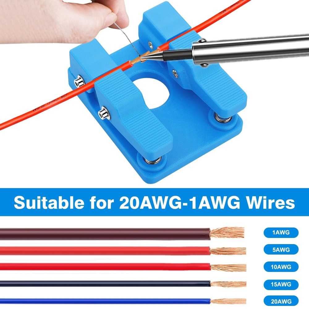 Adjustable Soldering Station Wire Clamp Bracket HeavyDuty Workbench Tool For Precision Welding 4