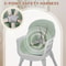 Portable Adjustable Baby High Chair With Removable DualLayer Tray 5