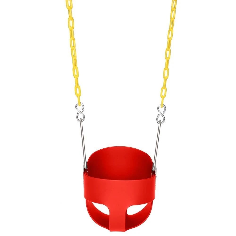 HeavyDuty Bucket Toddler Swing Seat With Chain Fully Assembled For Safety And Comfort 3