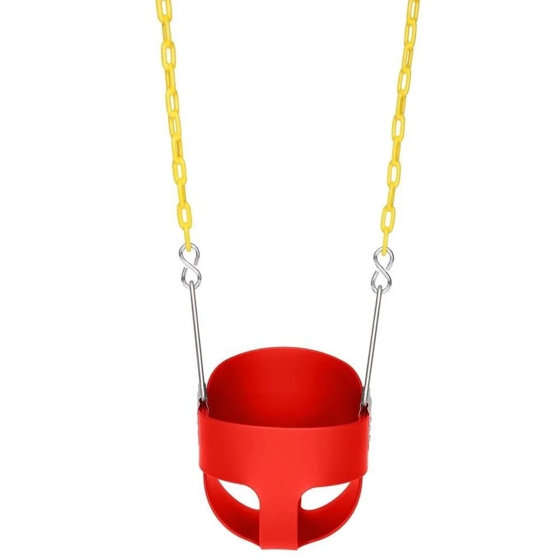 HeavyDuty Bucket Toddler Swing Seat With Chain Fully Assembled For Safety And Comfort 3