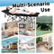 Portable Folding Camping Cot Bed With Soft Pad For Outdoor Adults Sleeping Compact Comfortable Fo 4