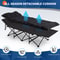 Portable Folding Camping Cot Bed With Soft Pad For Outdoor Adults Sleeping Compact Comfortable Fo 7