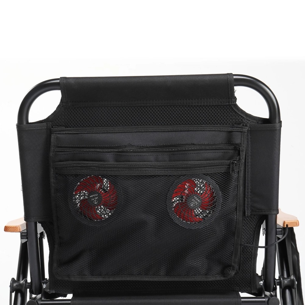 USBPowered Beach Camping Chair With Cooling System Foldable Outdoor Relaxation Chair 4