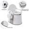 Portable Travel Toilet With Tissue Box Perfect For Camping Hiking 5