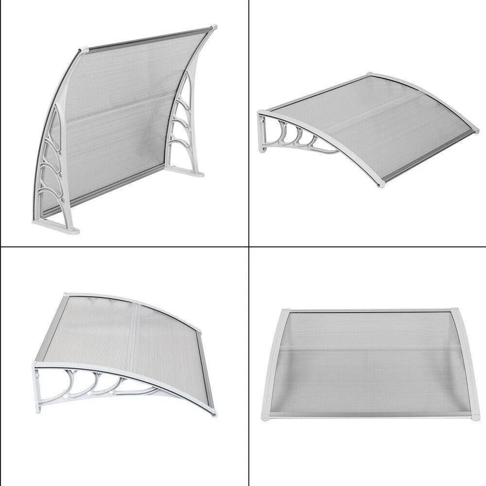DIY Waterproof Window Awning For Front Door Outdoor Eaves Canopy Garden Shield 6