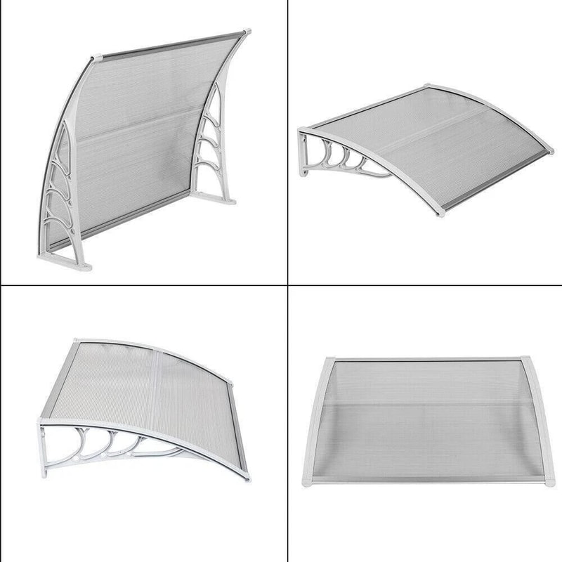 DIY Waterproof Window Awning For Front Door Outdoor Eaves Canopy Garden Shield 6