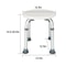 AntiSlip Adjustable Medical Shower Chair For Elderly Round Stool Seat With Stable Support 5