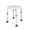AntiSlip Adjustable Medical Shower Chair For Elderly Round Stool Seat With Stable Support 8
