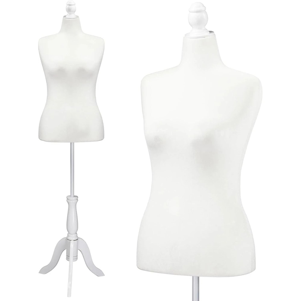 HeavyDuty Adjustable Dress Form Pinnable Foam Body For Clothing Display Adjustable Height 0