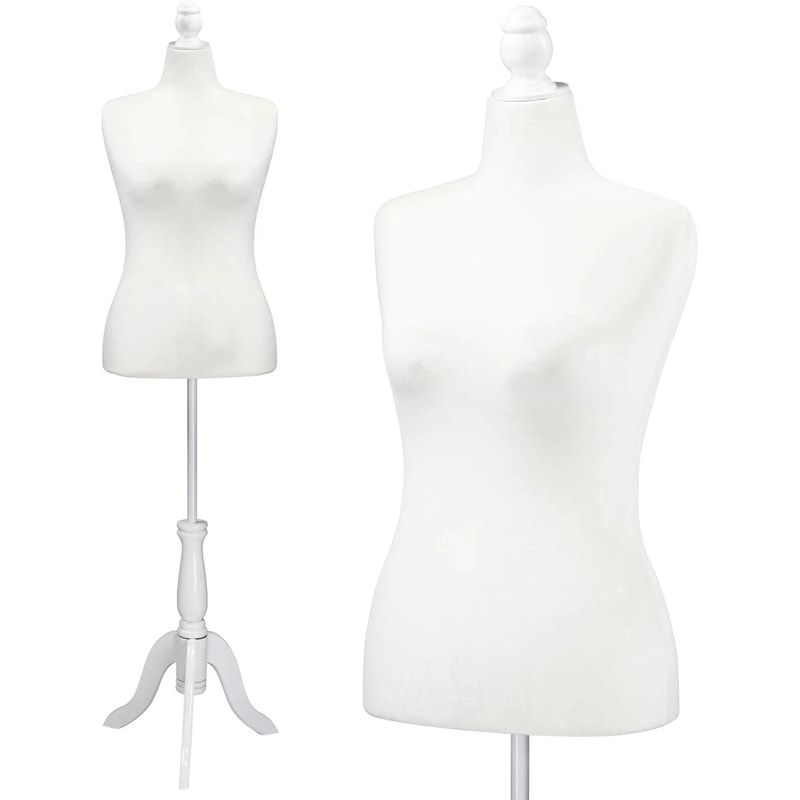 HeavyDuty Adjustable Dress Form Pinnable Foam Body For Clothing Display Adjustable Height 0