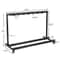 Guitar Folding Stand Adjustable Display Rack With Padded Organizer For Guitars Basses 8