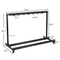 Guitar Folding Stand Adjustable Display Rack With Padded Organizer For Guitars Basses 8