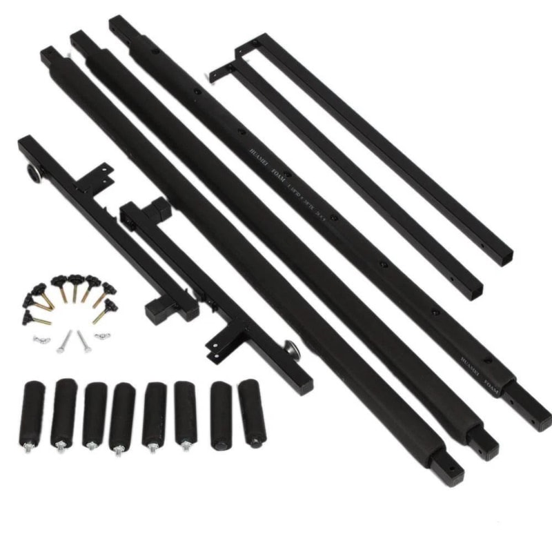 Guitar Folding Stand Adjustable Display Rack With Padded Organizer For Guitars Basses 5