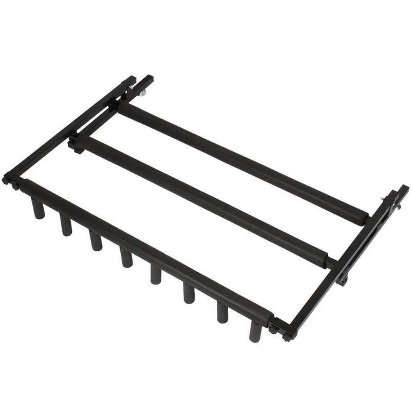 Guitar Folding Stand Adjustable Display Rack With Padded Organizer For Guitars Basses 6