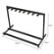 Guitar Folding Stand Adjustable Display Rack With Padded Organizer For Guitars Basses 7