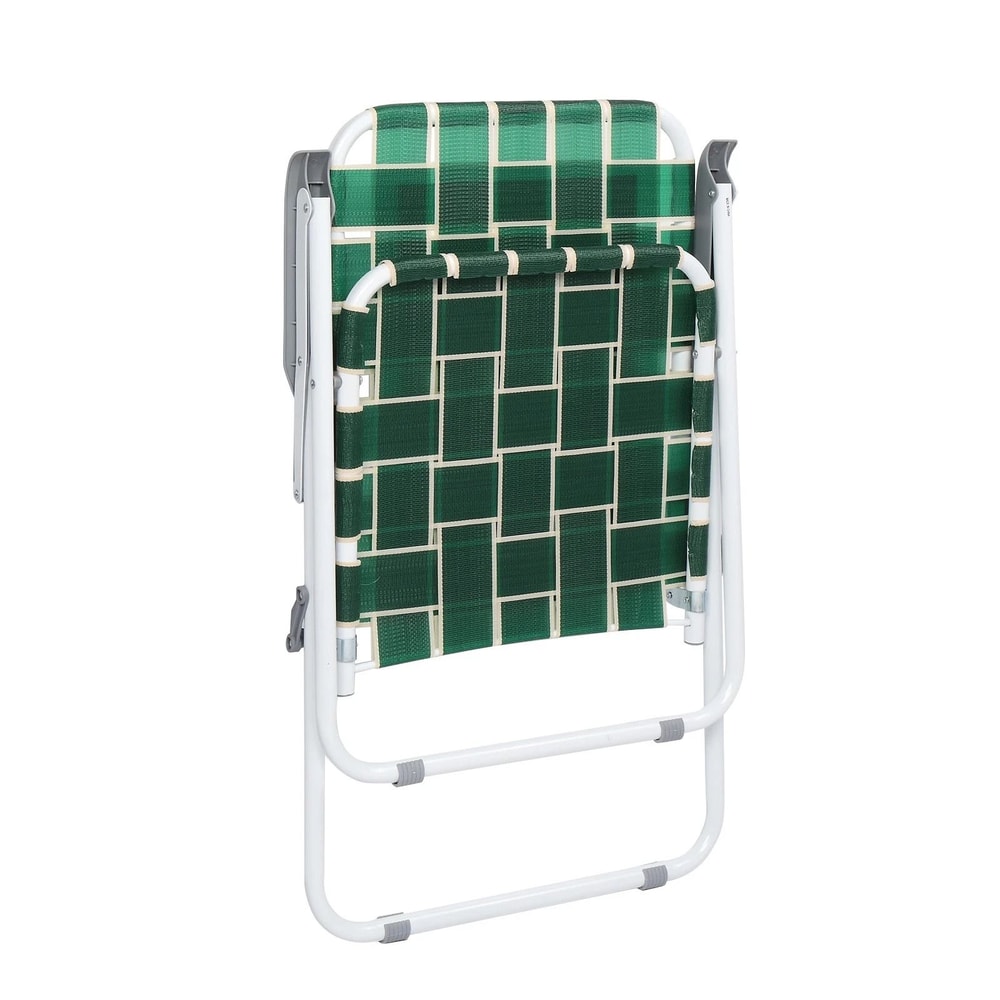 Heavy Duty Folding Webbed Lawn Beach Chair Portable Comfortable Durable For Outdoor Use 5