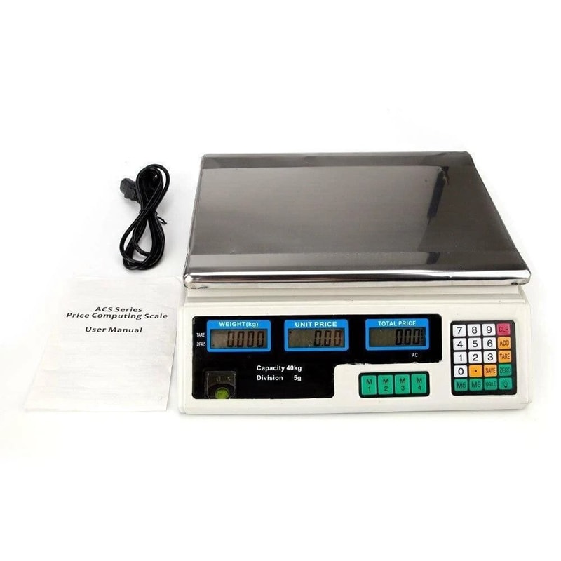 Digital Price Computing Scale For Produce Meat LCD Display 2