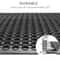 Industrial AntiFatigue Mat With Large Hexagonal Drainage Holes NonSlip Rubber Mat For Bar Kitchen