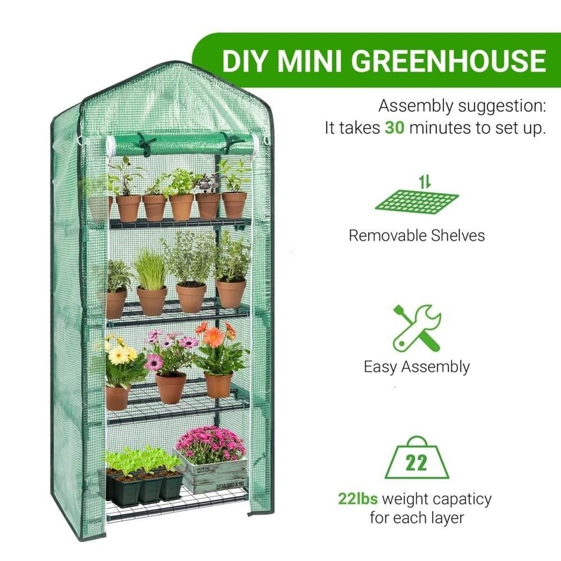 Portable Mini Greenhouse For Outdoor Gardening 3