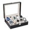 Leather Watch Display Box Organizer Case For Storage Protection 0
