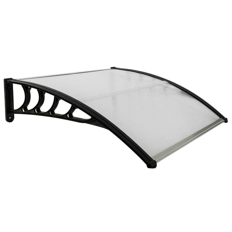 DIY Door Window Canopy Awning Sun Rain Patio Cover For Porch Protection 2