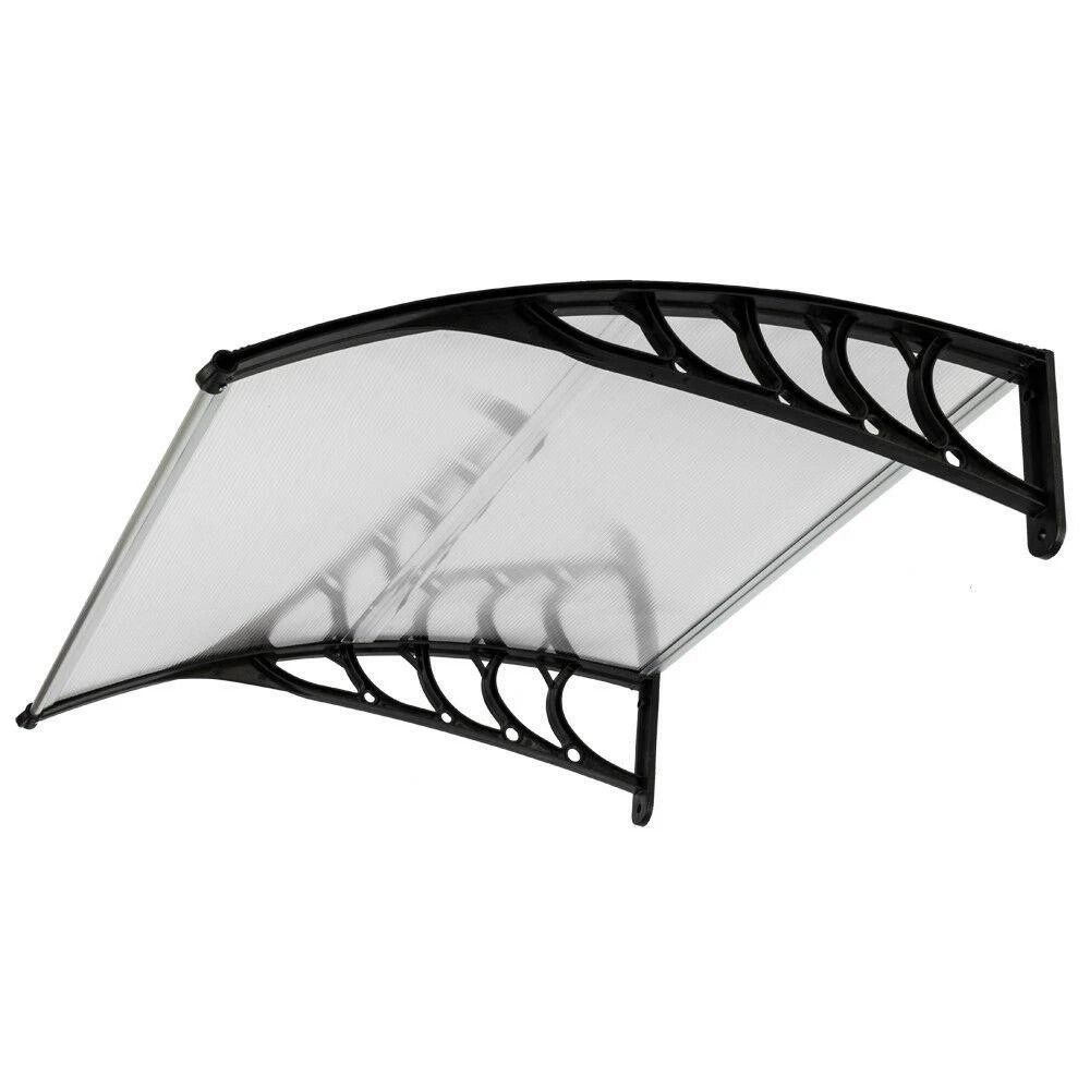 DIY Door Window Canopy Awning Sun Rain Patio Cover For Porch Protection 5