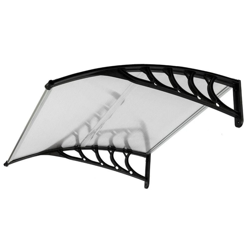 DIY Door Window Canopy Awning Sun Rain Patio Cover For Porch Protection 5