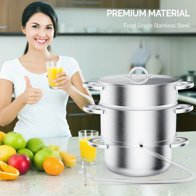 Stainless Steel Steam Juicer With Hose 4