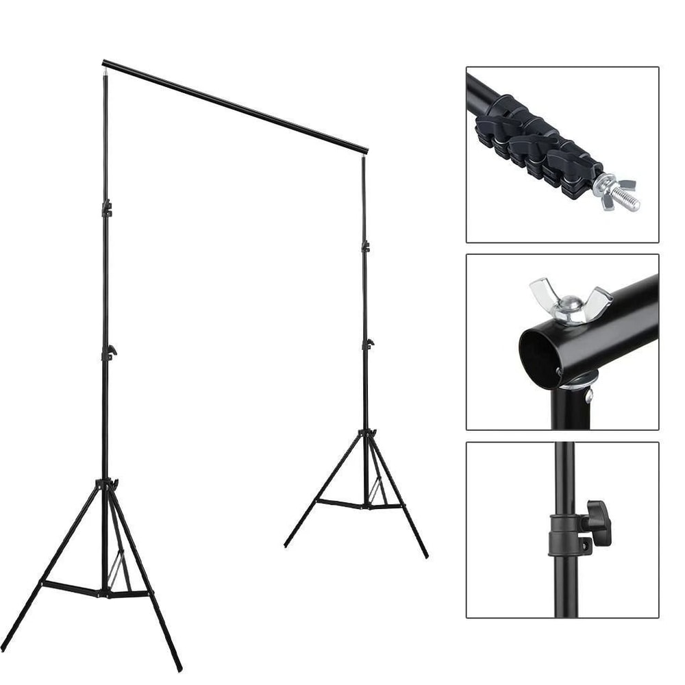 Adjustable Background Support Stand Photography Kit Professional Video Backdrop Set For Photograph 6