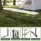 Foldable Patio Bench Tabletop Garden Party Outdoor Plastic Table For Easy Storage 3