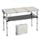 Portable Aluminum Folding Camping Table With Adjustable Height Perfect For Outdoor Adventures 0