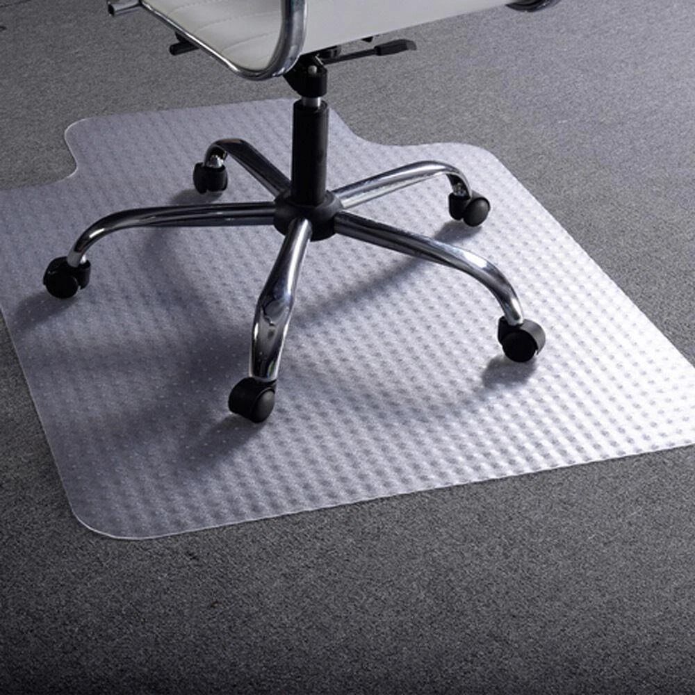 Office Chair Floor Mat For Carpet Protection Durable AntiSlip Transparent Mat With Nail Anchors 0
