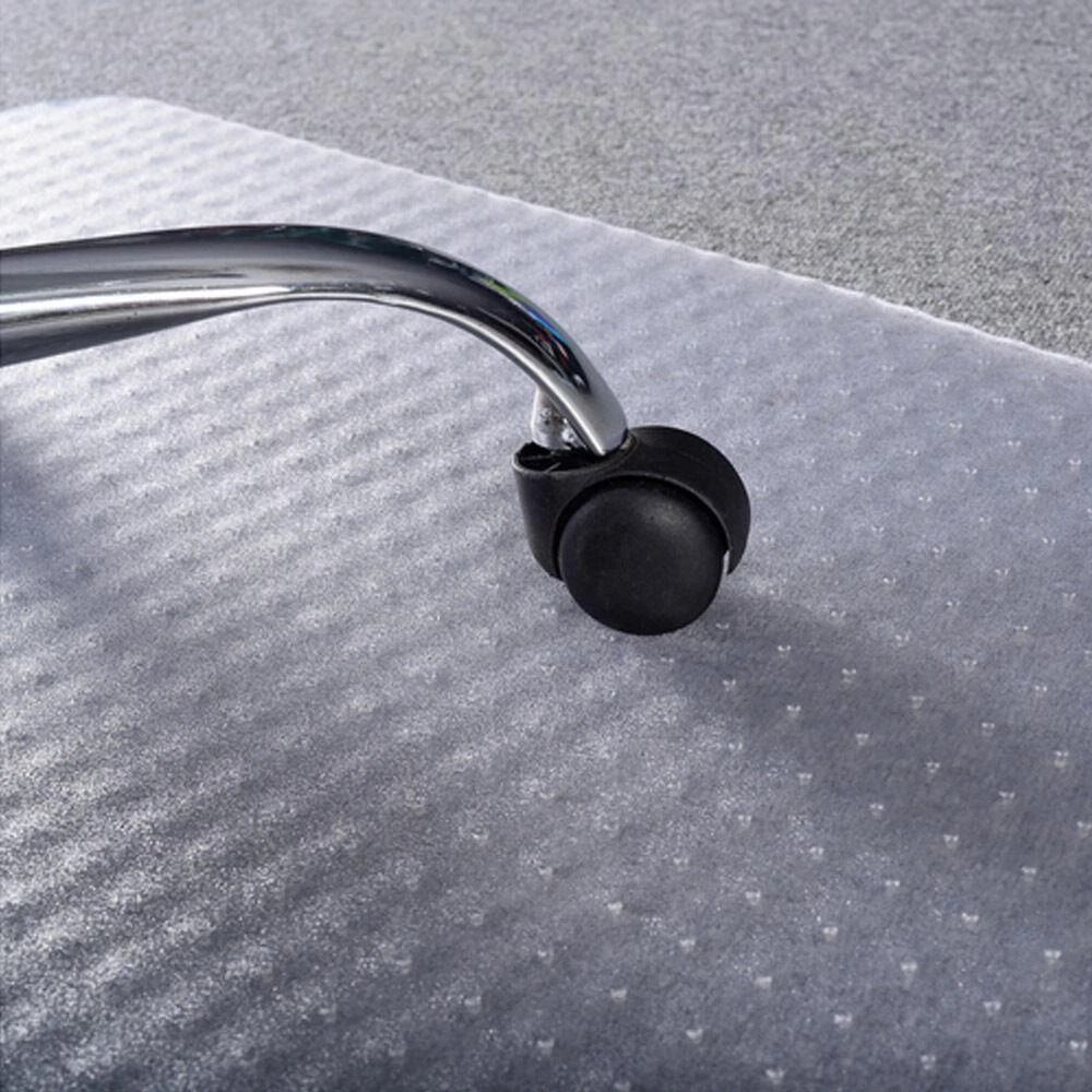 Office Chair Floor Mat For Carpet Protection Durable AntiSlip Transparent Mat With Nail Anchors 5